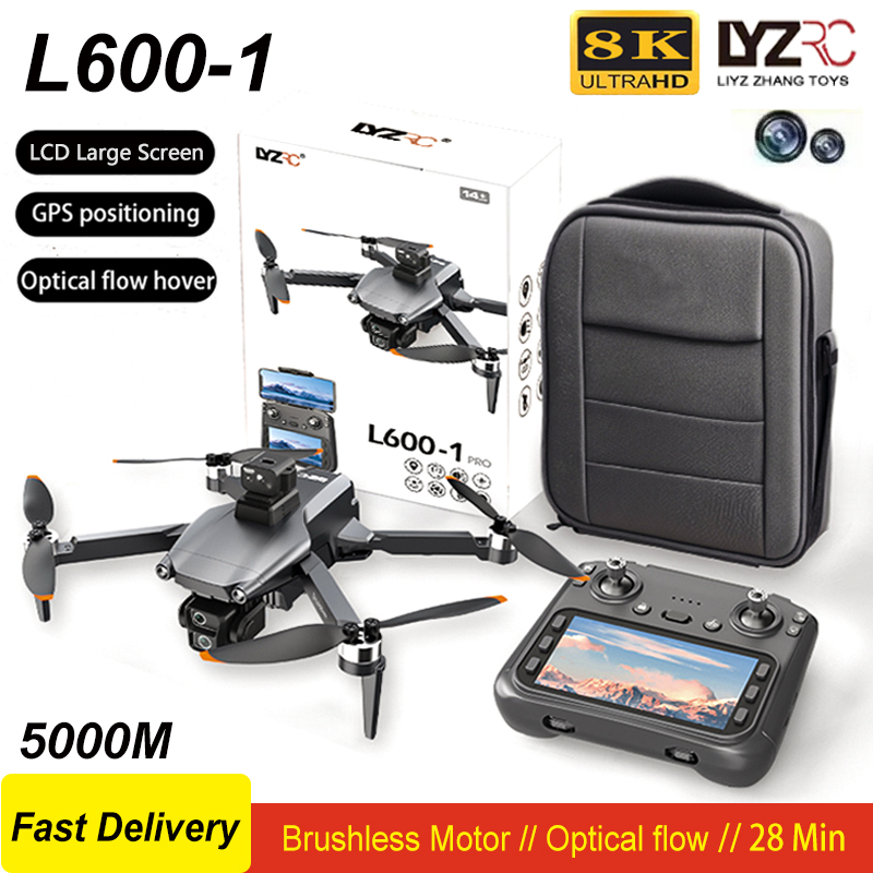 Drone Thermal Imaging - Nouveau L600-1 GPS Drone professionnel 8K