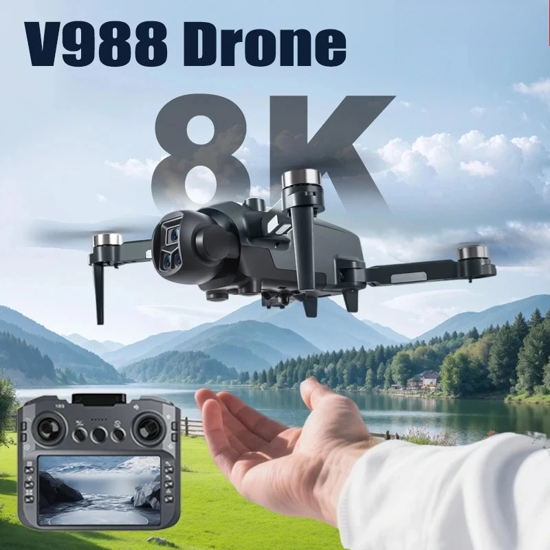 Drone Thermal Imaging - Drone Original V988 8K HD avec