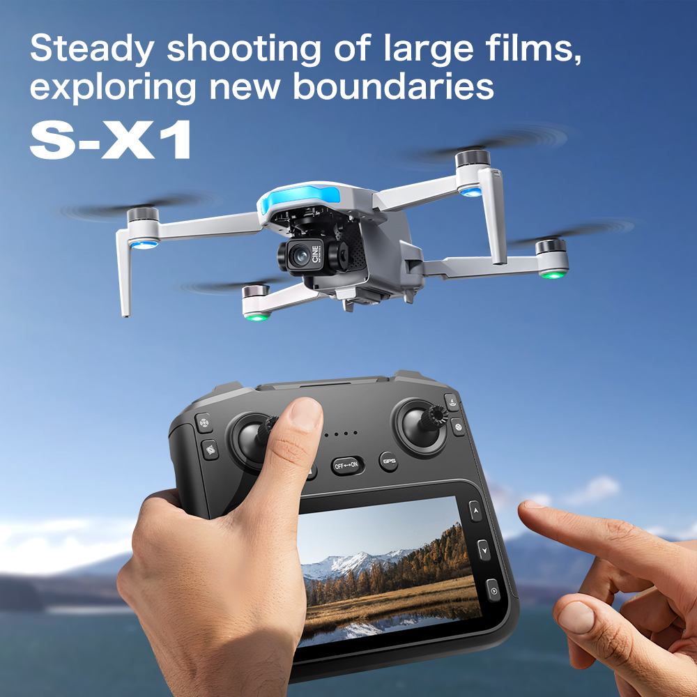 Drone Aérien Pliable S-X1 GPS  - Drone Mapping avis et prix
