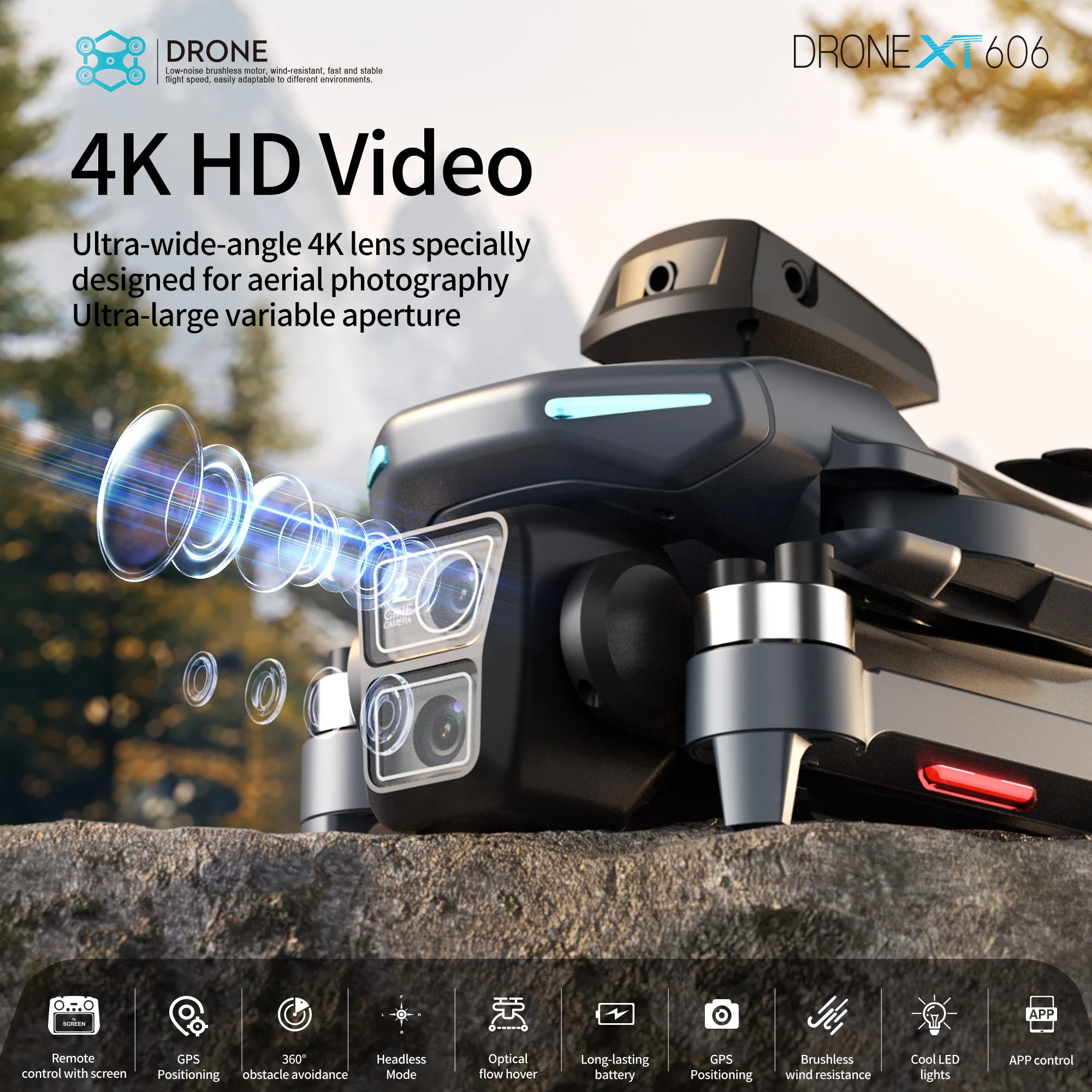 Drone GPS Original XT606 MAX 4 - Drone Thermal Imaging avis et prix